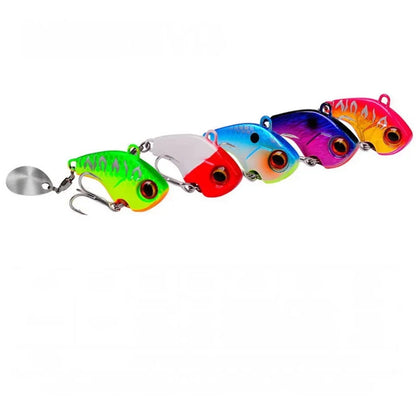 Fishing Lures Wobble Rotating Metal Vib Vibration Bait Winter Fishing 6g 15g 28g Artificial Hard Baits Spinner Spoon Lure