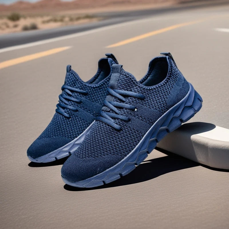 Mesh-sneakers för herr & dam – Lätta, andningsbara, löpning & vardag, storlek 35–48, 5 färger