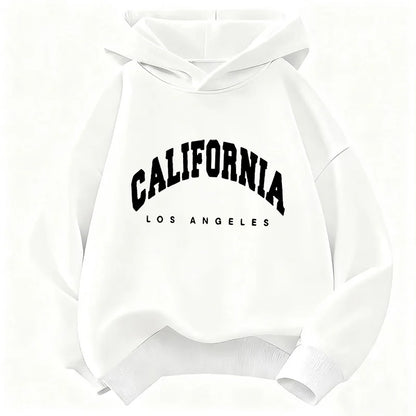 California Los Angeles Letter Printed Sweatshirt Kids Cat Children's Hoodie Fashion Hoody Casual Hoodies for Boys Girls Clothes