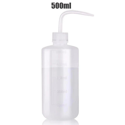Tattoo Wash Bottle Safety Bottles Watering Tools Plastic Squeeze Bottle with Scale Labels for Succulent Cleaning Washing Tattoo