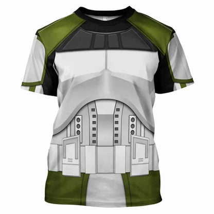 Fashion Men's T-Shirts Darth Vader Cosplay Summer 3D Printed Short Sleeve Street Casual Comfortable Quick-Drying Men's Clothing