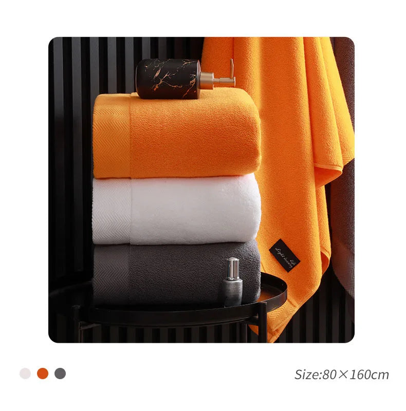 Egyptian Cotton Towel Bath Towel Soft Bath Towel That Absorb Water Do Not Shed Hair Household Face Washing Towels 80X160cm
