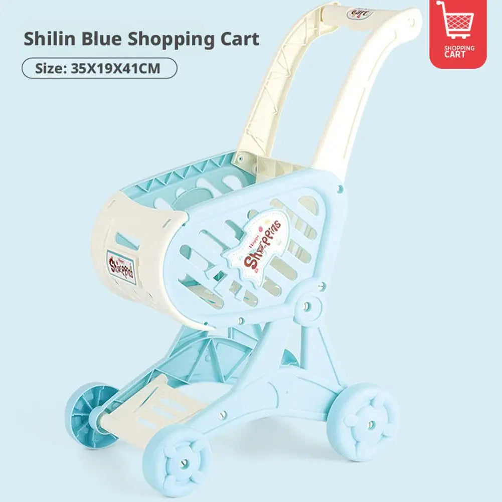 Leksaksshoppingvagn Barn – Realistisk Supermarketvagn ABS-plast 41cm Rollek Tidig Utveckling 14+ Mån 2026