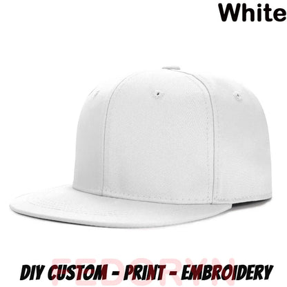 FEDORYN Snapback Keps Splice-Färger Hip Hop – 40 Färger Akryl/Polyester Justerbar Unisex Anpassad Brodyr Tryck Grossist Dropshipping