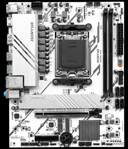 JGINYUE B650M PRO  AM5 Motherboard M-ATX For AMD® Ryzen7000/8000/9000 Series DDR5 MAX 64GB RAM M.2 Slot*2 PC computer