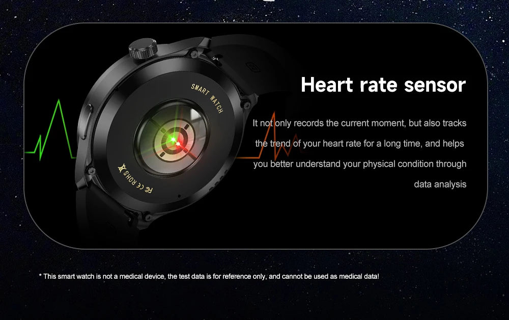 2026 New 1.85 Inch NFC Smart Watch Men Bluetooth Call NFC IP67 Waterproof Heart Rate Monitor Compass Sports Fitness Smartwatch