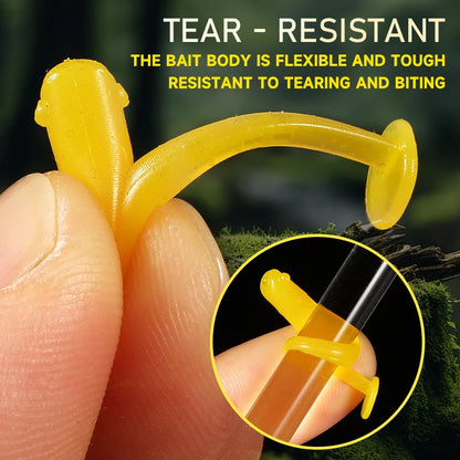 Supercontinent soft bait new minnow 4cm/30pcs 2.7cm/50pcs fishing lures sinking tremor bait Soft Fishing Lure Fishy Worms lure