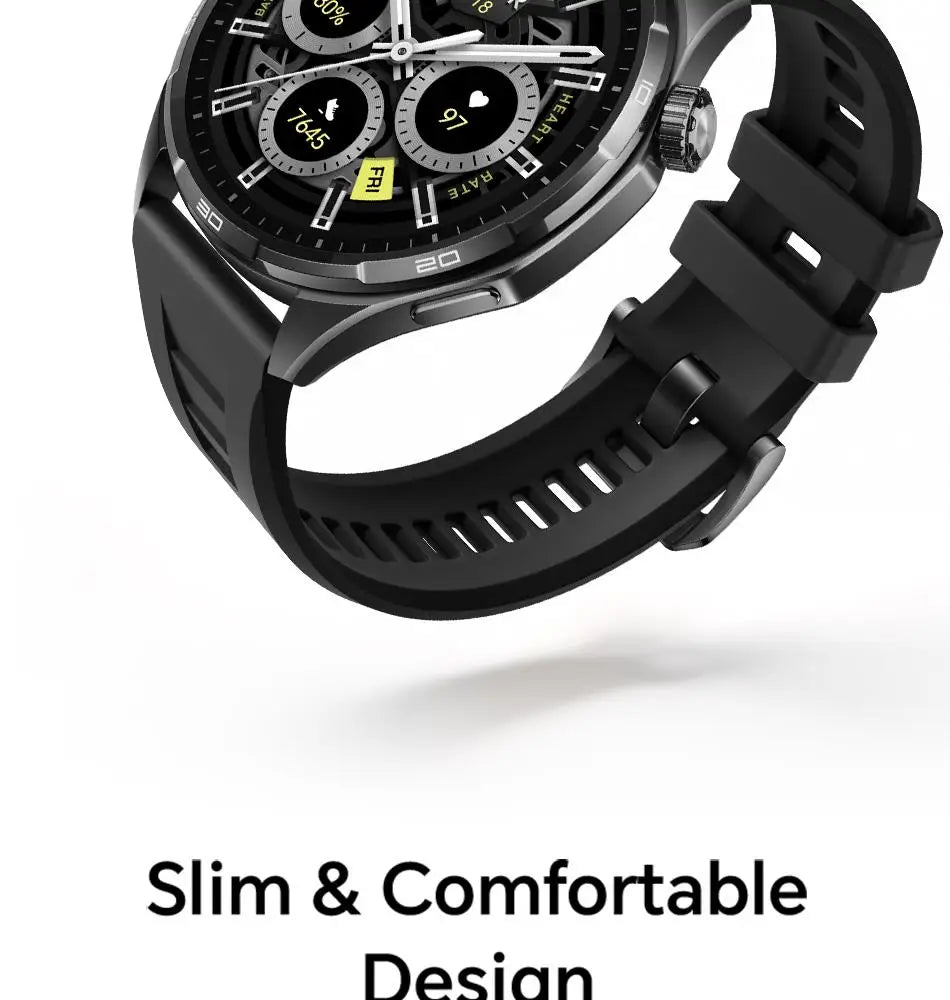 Honor Watch 6 New Smartwatch 1.46' AMOLED Battery Lasts up to 35 Days More than 120 Fitness and Health Modes 5ATM Waterproof, IP69 Protection, Bluetooth 5.4