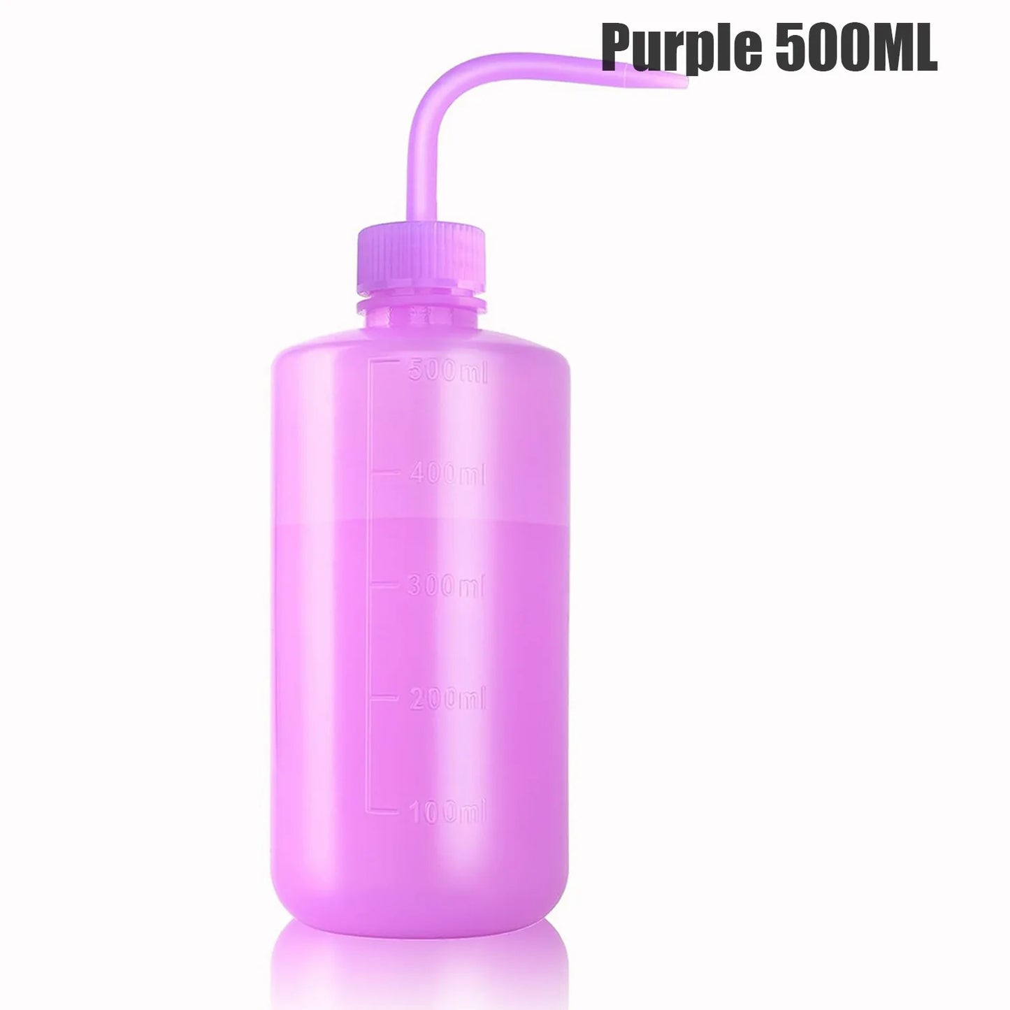 500/250ml Tattoo Wash Bottle 5 Colors Rinse Spray Bottle Economical Plastic Squeeze Clean Bottles for Medical Labs Tattoo Supply