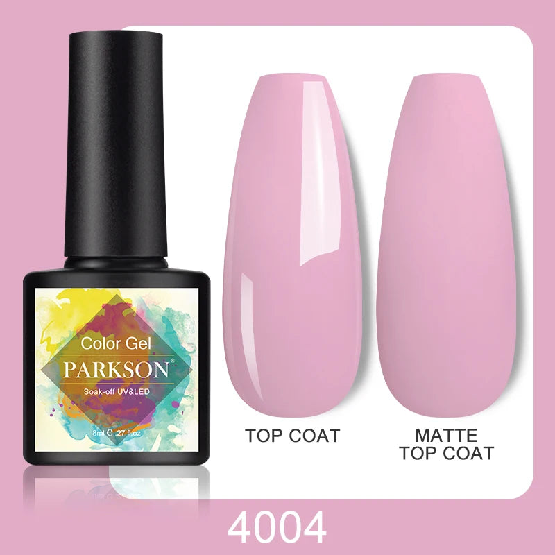 Parkson No Wipe Top Base Coat Nail Gel polish Design Enhancer Varnish Semi Permanent Soak Off UV LED Nail Art Tool