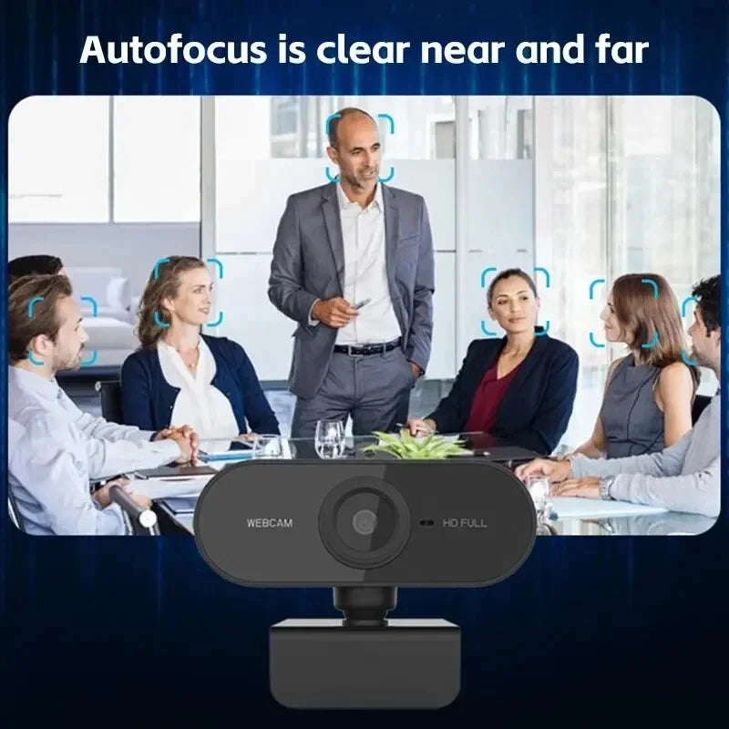 2026 Webcam 1080P Mini Camera 2K Full HD Webcam with Microphone 30fps USB Web Cam for Auto Focus PC Laptop Video Shooting Camera