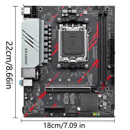 JGINYUE B650M-D AM5 Motherboard M-ATX support Ryzen5 8400F 8700G 7400F 7500F 7700 7950X 9600X DDR5 desktop ARGB