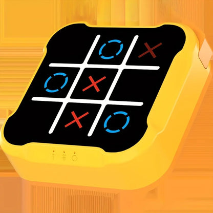 Elektroniskt Tic-Tac-Toe Spel – 4 Spelmöjligheter Portabelt Montessori Päzzelleksak Barn & Vuxna 6+ År 2026