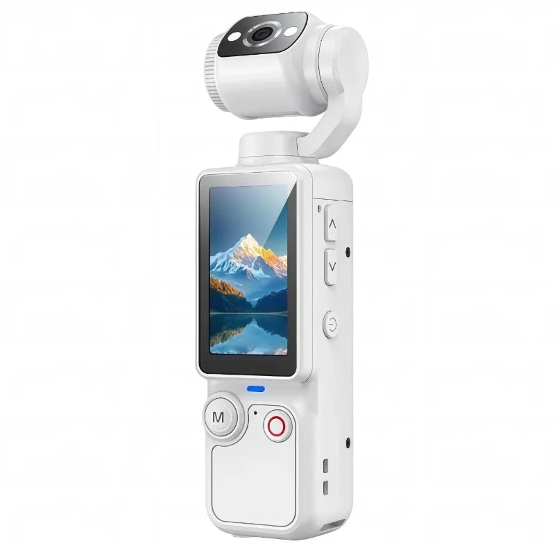 4K  Action Camera 180° Auto-rotate Len Pocket Camera 1.9" Touchscreen Zoom Sport Cam Portable Vlog Video Recorder Cycling