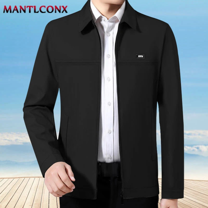 Herr Casual Blazer – Lös Business Kavaj för Kontor, Vår & Höst, 7 Färger, Storlek M–3XL