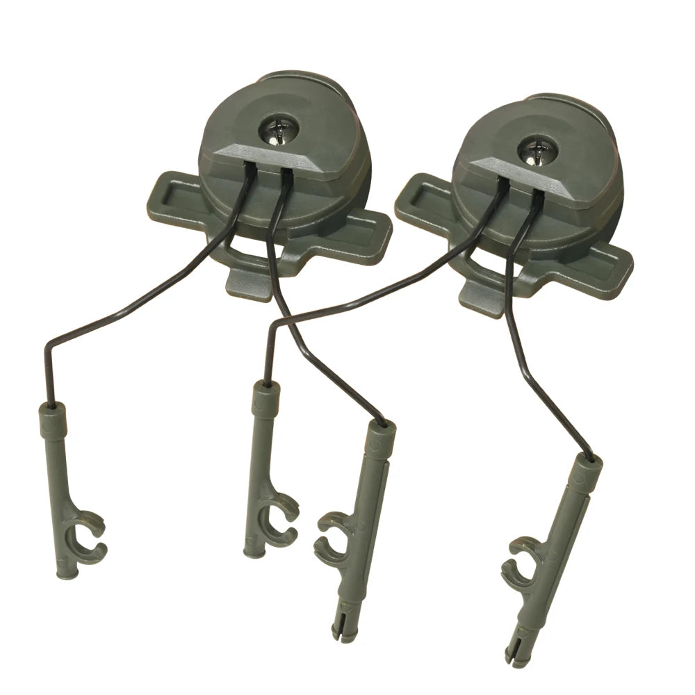 BOOIU Tactical Headset Bracket Wendy Helmet Earphone Buckle Stand ARC Rail Adapter Mount Comtac II Noise Cancelling Headset