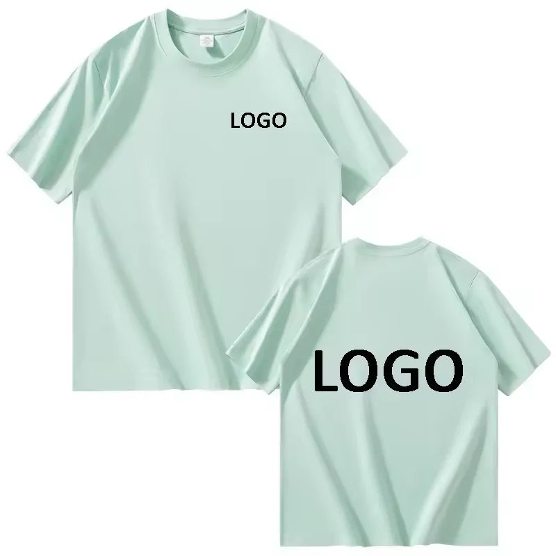 Eget tryck & logotyp, kortärmad t-shirt i bomull, reklamkläder & profilprodukter