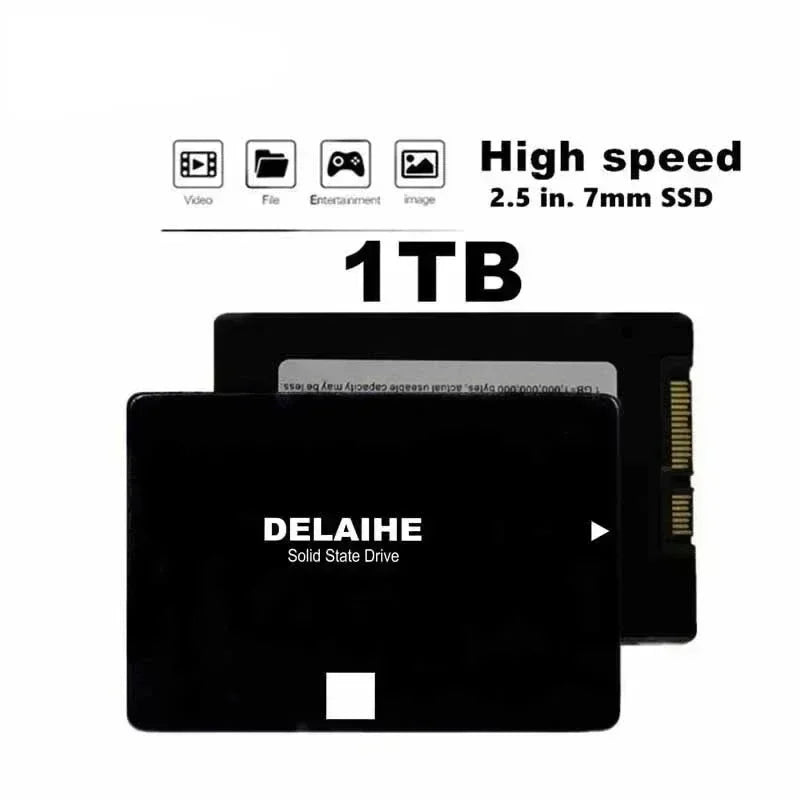 [Brand+] Original 2.5 Inch SATA III SSD Internal Solid State Disk 1TB 2TB SATA3 Hard Drive High Speed SSD for Desktop Laptop PC