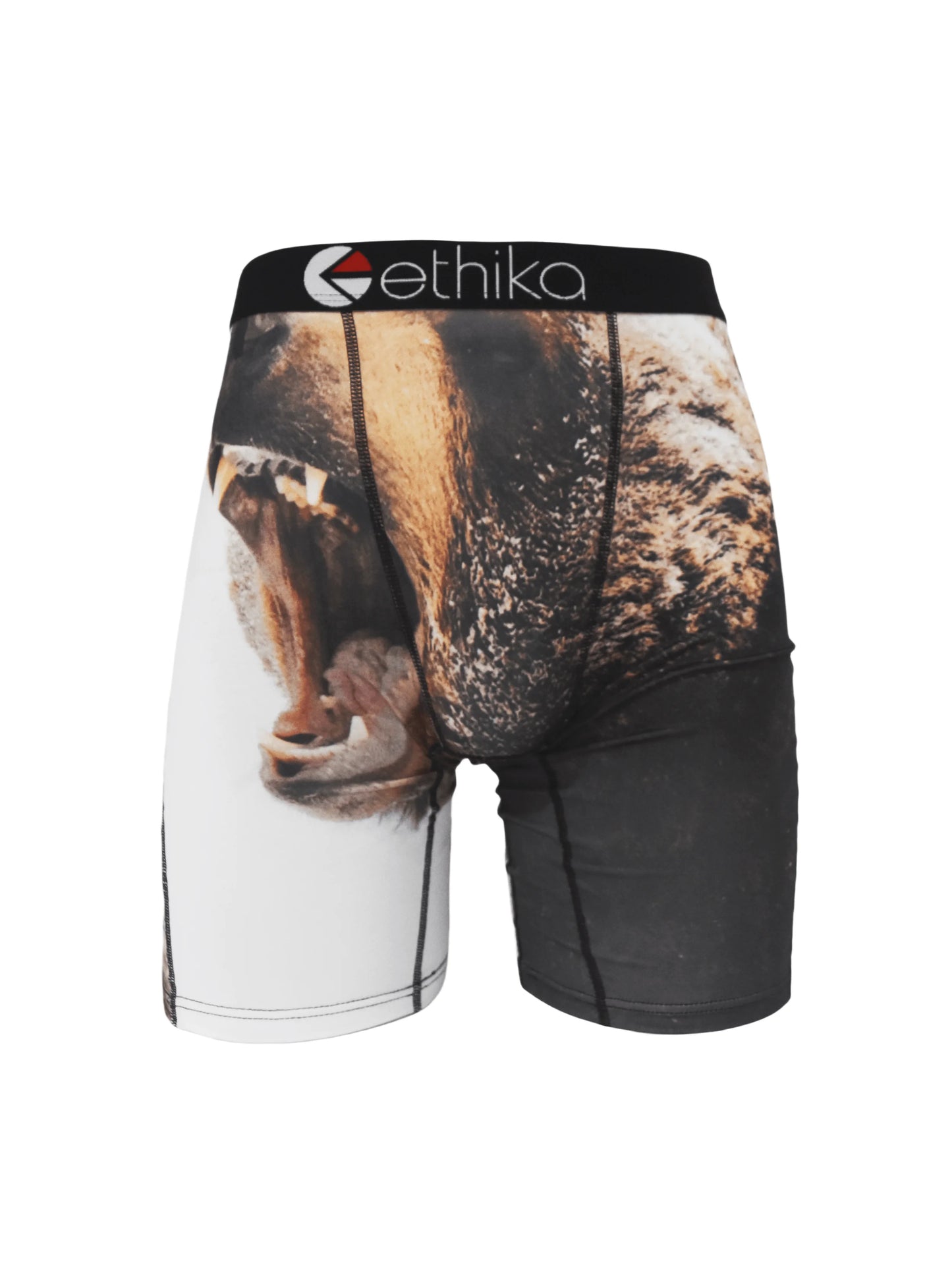 ETHIKA Herrboxers – Andningsbar Mesh-kil, Tryckta Mönster, Plus Size S–3XL