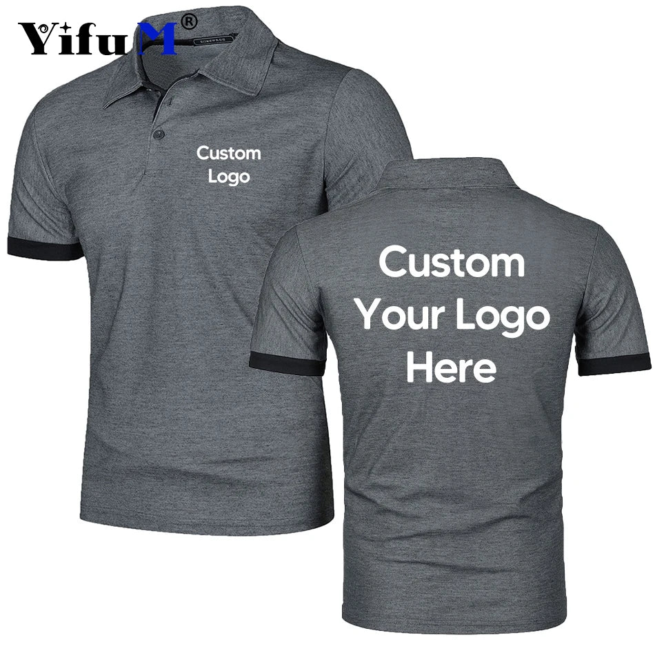 Kortärmad polo med eget tryck & logotyp – reklamkläder & profilprodukter, herr & dam, S–7XL