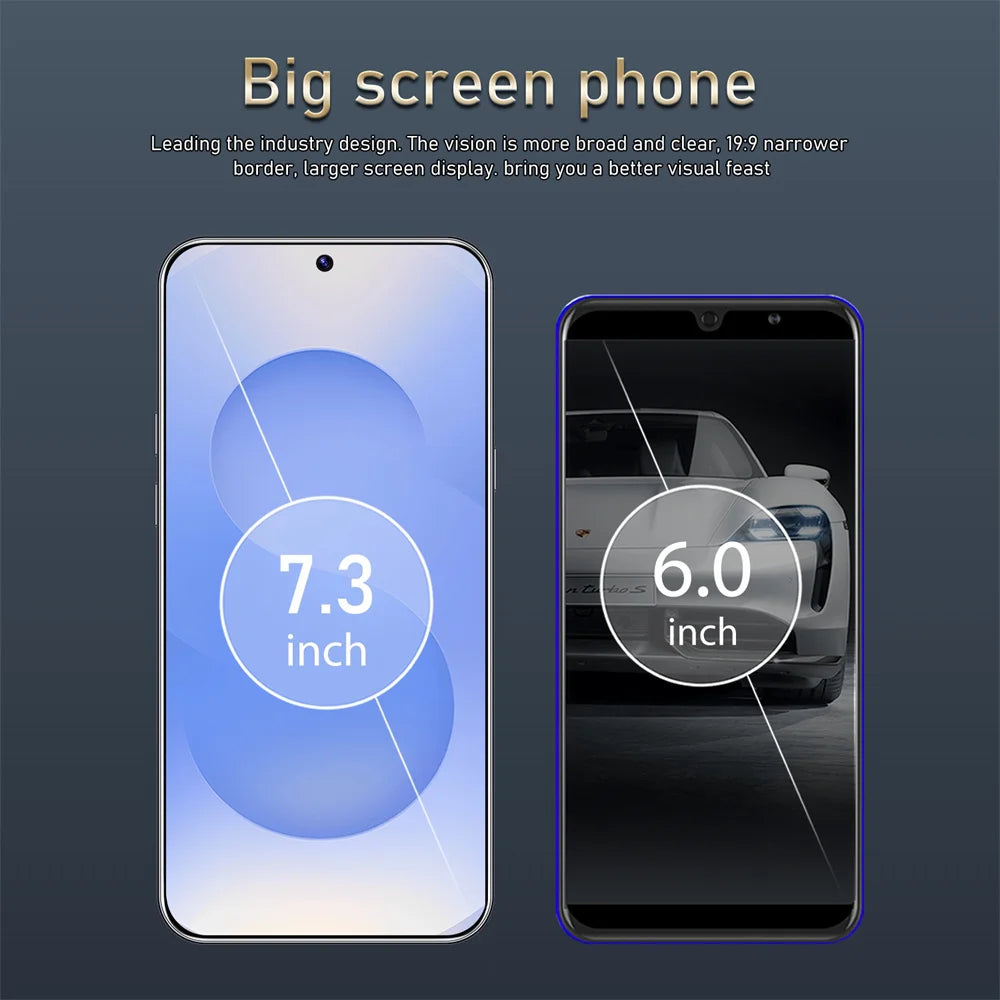 Brand New S25 Ultra Original Smartphone 7800mAh 5G Dual Card 22GB+2TB Mobile Phones 7.3 inch Global Android Unlocked Cellphones