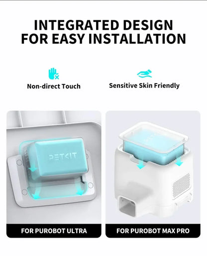 Petkit Pet Eliminator N60 Exclusive For PUROBOT Ultra Self-Cleaning Litter Box, Cat Toilet Odor Control(Pack Of 3)