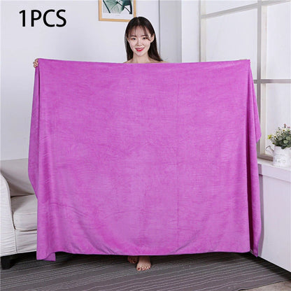 Beauty salon towels adult thickening large bath towels that soft absorb water do not shed hair multi-purpose micrmicrofiber towe