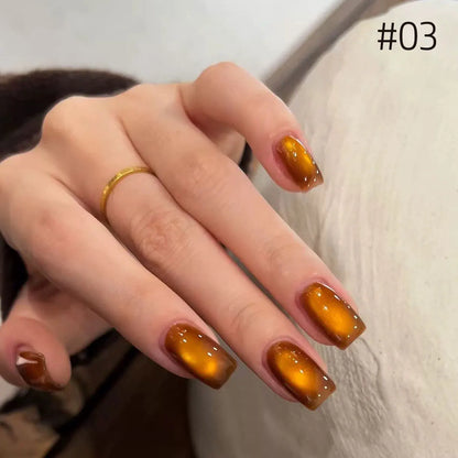 MIANEL Orion Nebula Cat Eye Gel Nail Polish Sparkling Crystal Shimmer Blue Purple Gold 2026 Spring/Summer Unique Special