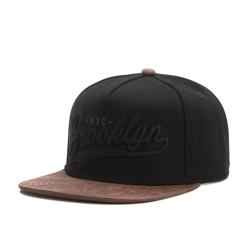 Unisex BROOKLYN Embroidery Hip-hop Hats Spring Autumn Outdoor Adjustable Casual Baseball Caps Trucker Caps Sunscreen Hat