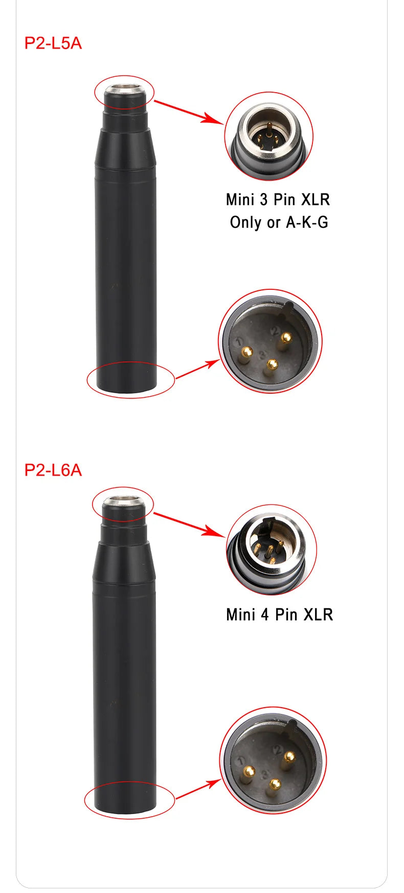 FREEBOSS Saxophone Microphone 3.5mm 3 Pin 4 PIN Trumpet Horn Trombone Clarinet Instruments Mic for Bodypack Transmitter IM-20-K