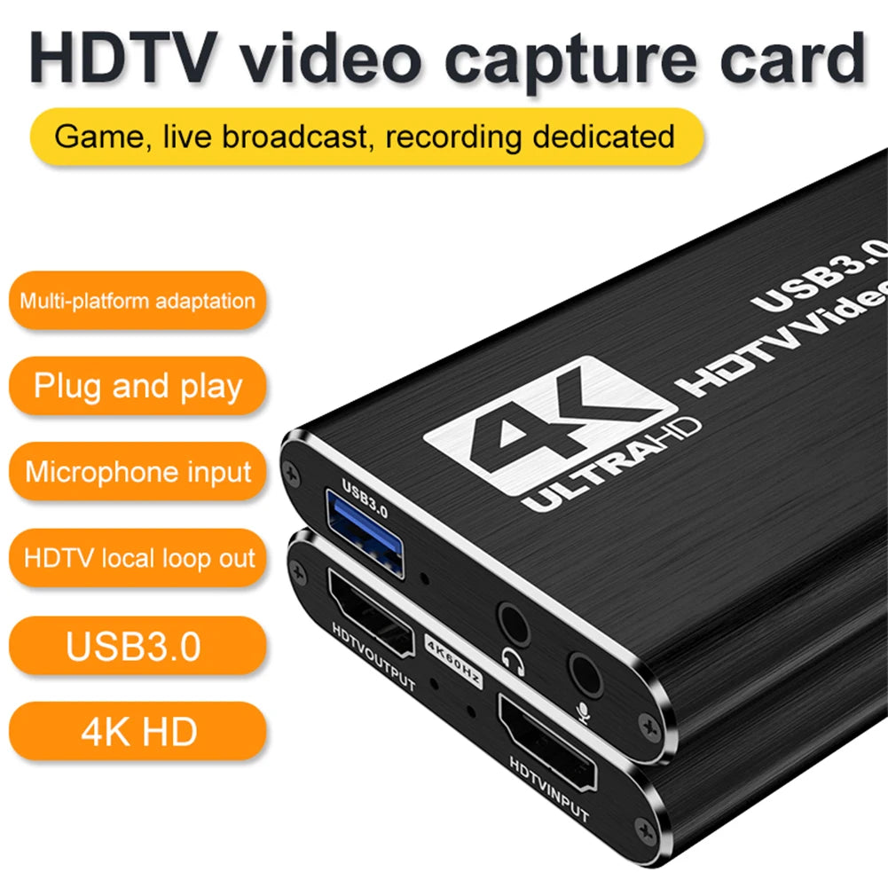 ONEVAN HDMI-capture card USB 3.0 – 1080p/60 och 4K/60 input
