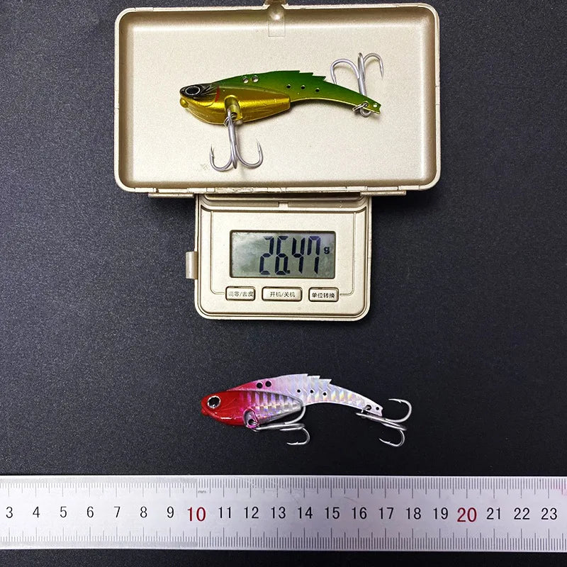 VIB submerged long throw lure for lure fishing, 60MM/67MM, Trembling swim tip 18.7G/26.4GB, VIB false bait fishing lure