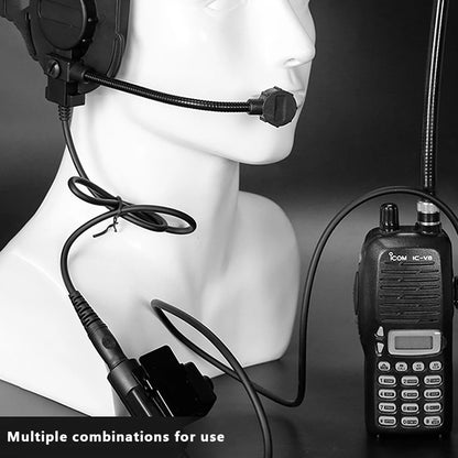 Tactical Outdoor Shooting Communication Headphone Bowman Elite II Headset U94 PTT For Kenwood Baofeng UV-5R Radio Accessory