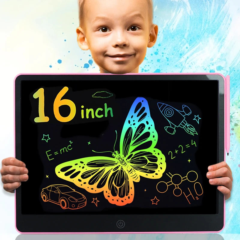 16/12/10/8.5/8.2/6.5/4.5inch LCD graphic tablet,color drawing tablet,3 4 5 6 7 8years kids birthday gifts/Christmas/travel toys