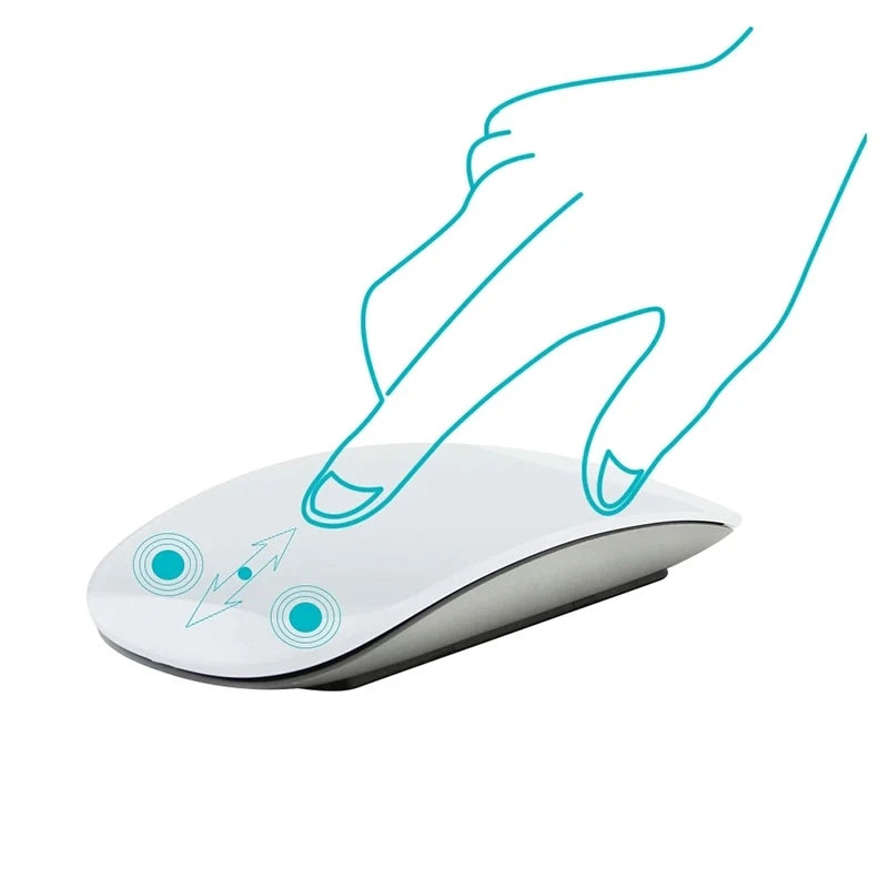 Magic Mouse-stil Trådlös Mus Bluetooth 5.0 Multi-Touch – MacBook Pro/Air/Mini iPad Laptop PC, 4 Färger