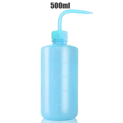 Tattoo Wash Bottle Safety Bottles Watering Tools Plastic Squeeze Bottle with Scale Labels for Succulent Cleaning Washing Tattoo