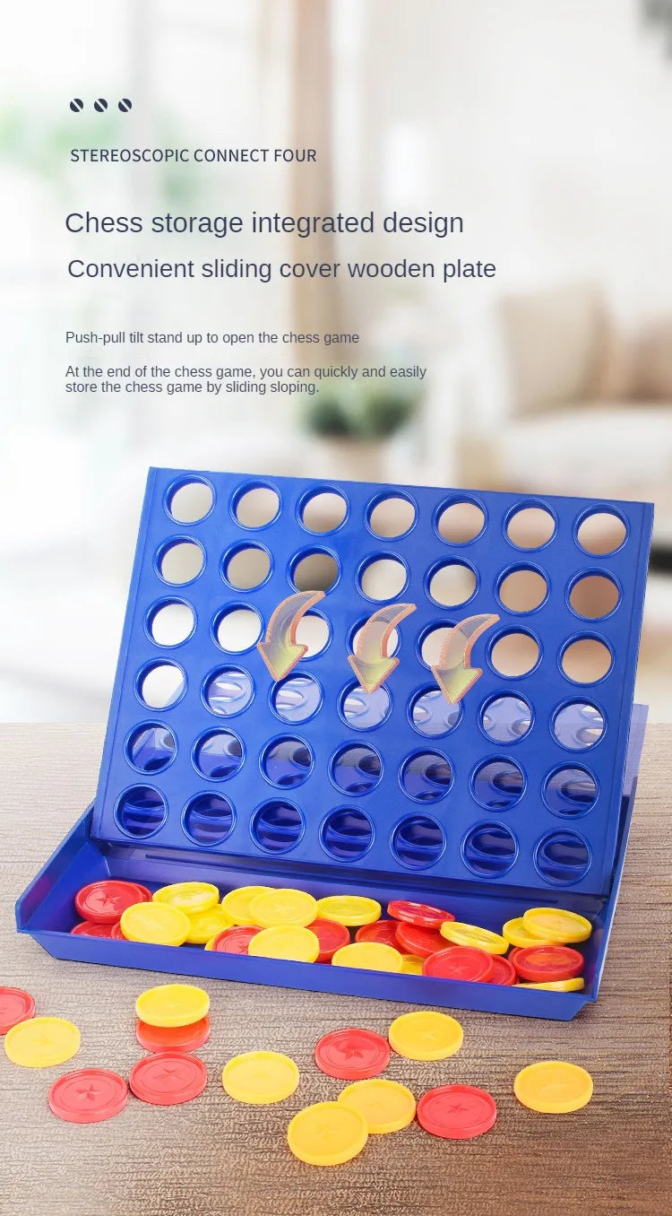 Klassiskt Fyra i rad-spel för barn