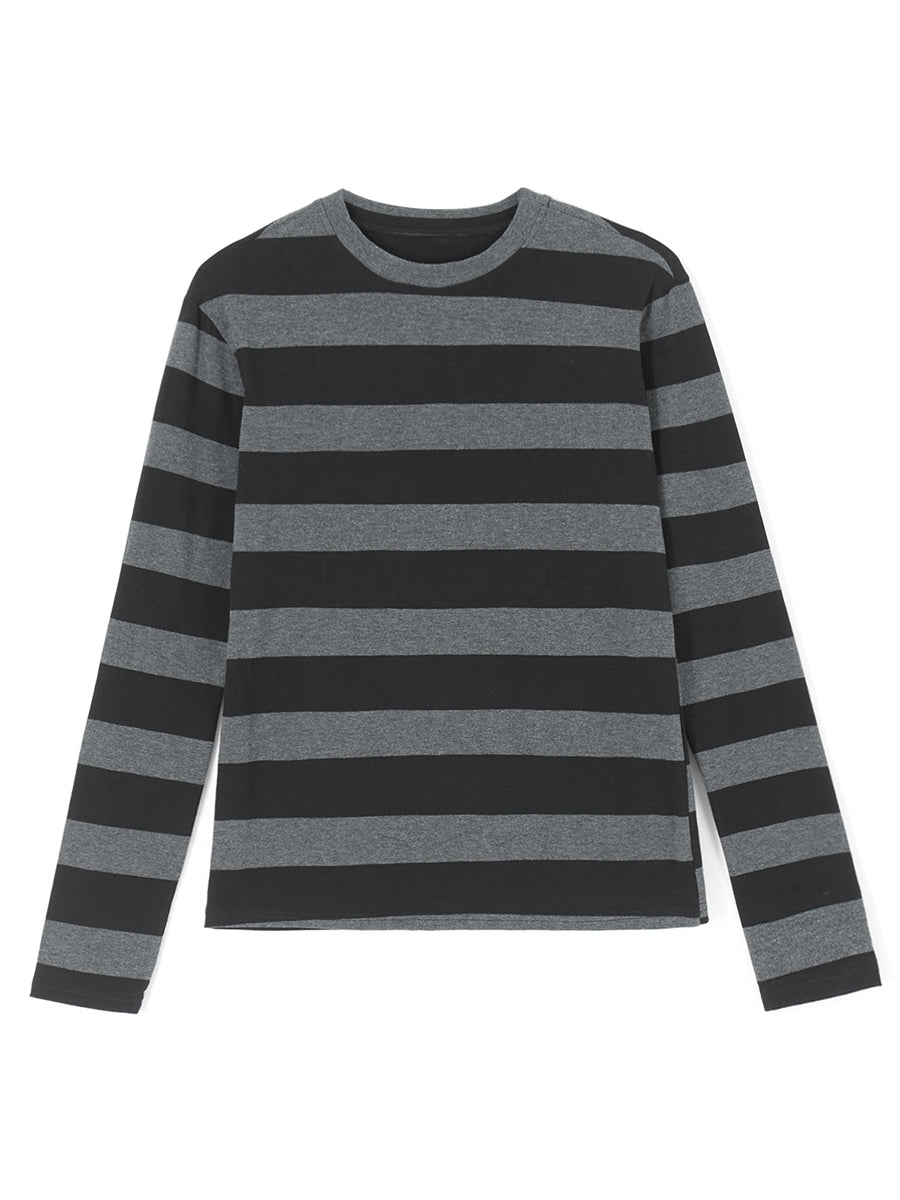 Women Teen Girls Fairy Grunge Y2k Long Sleeve Baggy Shirt Tops Striped Baby Tees Vintage Streetwear T-Shirt Autumn Clothes