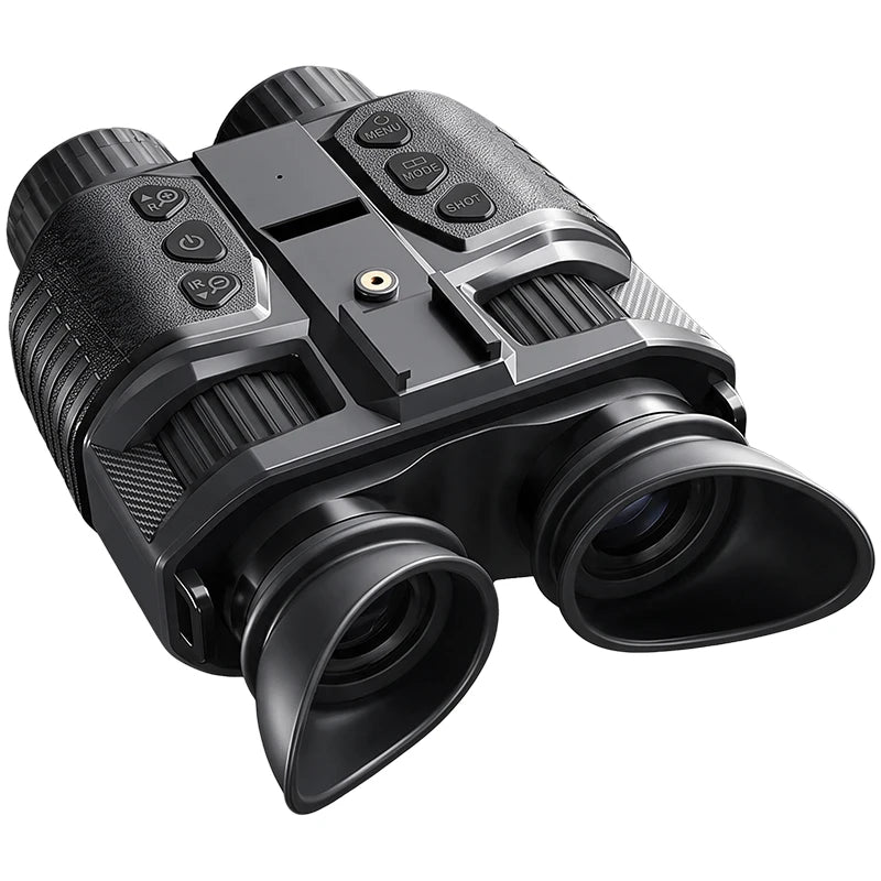 4K Night Vision Binoculars Diopter Eyepiece Dual 1.4" LCD 10X Zoom 3000mAh Level Gauge Infrared Outdoor Observation