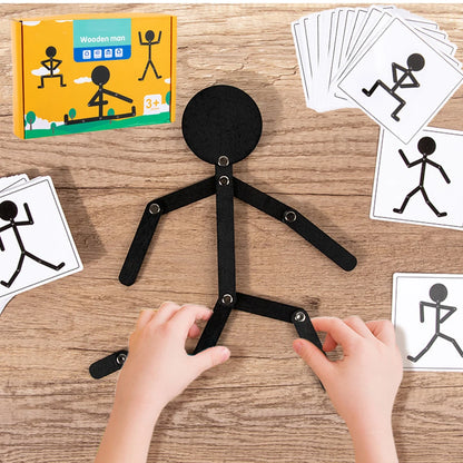 Montessori Material DIY Pussel Leksaker Brädor Pedagogiskt Spel Tidigt Lärande Leksak