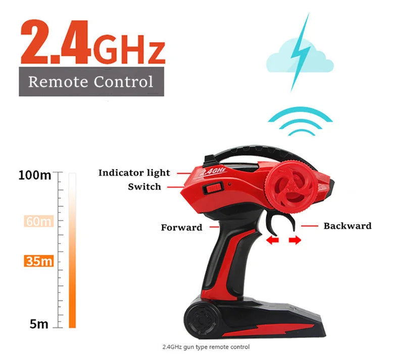 1:12 4WD RC Bil 2.4G Radiostyrd Terrängbil