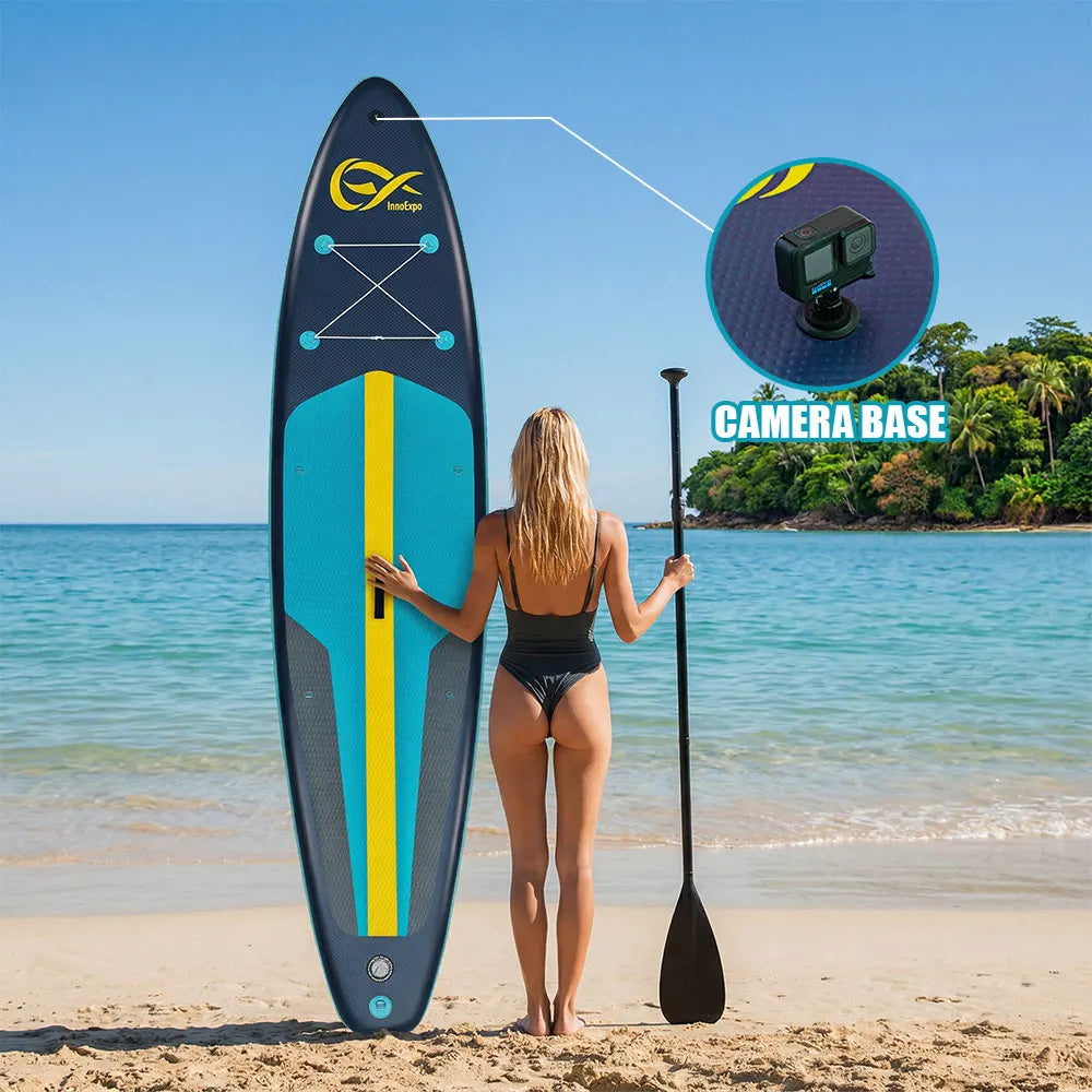 Uppblåsbar SUP-bräda från InnoExpo med halkfri yta – 320–350 cm