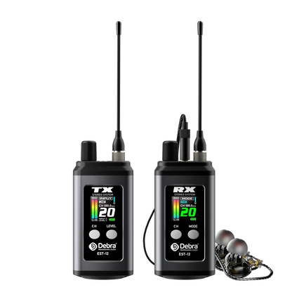 Debra EST-12 trådlöst in-ear-monitoreringssystem