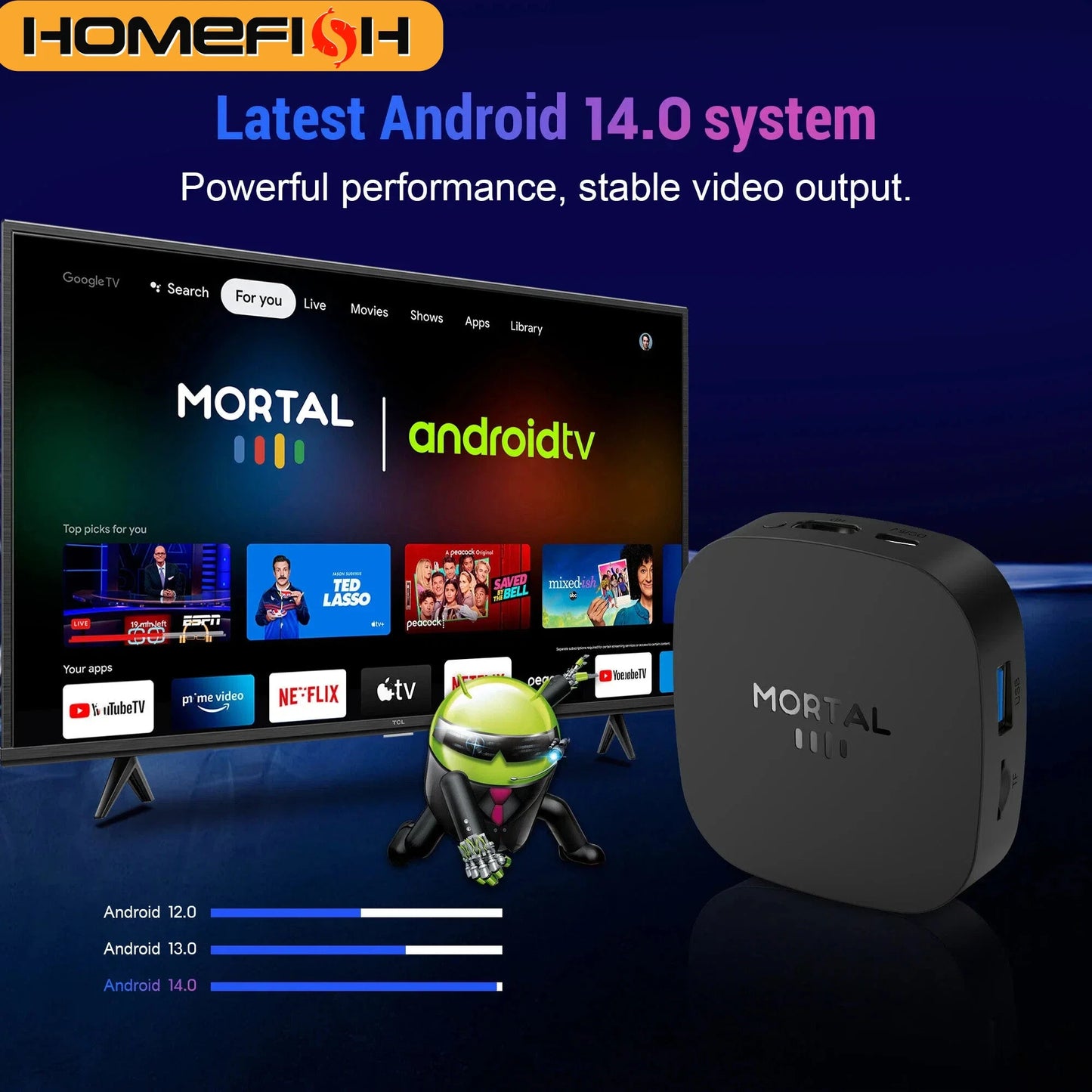 2026 New Smart TV Box T1+ RK3518 Android 14 WiFi 6 BT 5.4 Dual UI Interface 4K Ultra HD  Smart Media Player
