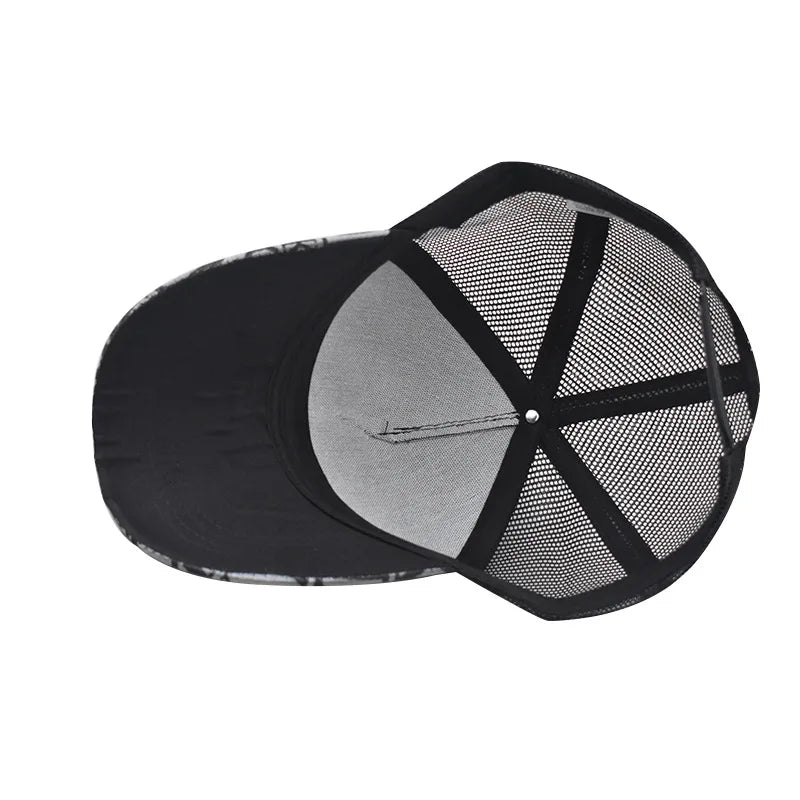 54-60Cm Adjustable New Thousand Birds Rhombus Plaid Baseball Men's and Women's Plaid Cap Plaid Fashion Hat Black Flat Brim Hat