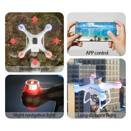ZFR E55 Drone Mini Dual Camera 8K Aerial HD Profesional Helicopter GPS Positioning Avoidance Bushless Motor Drone UAV