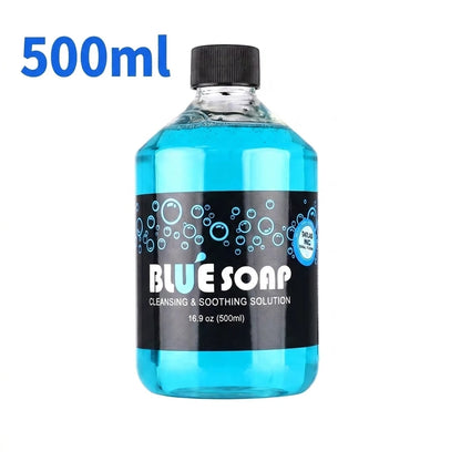 500/40ml Tattoo Blue Soap Blue Algae Concentrated Cleaning Solution Liquid Tattoo Green Soap for Tattoo Studio Aftercare Supply
