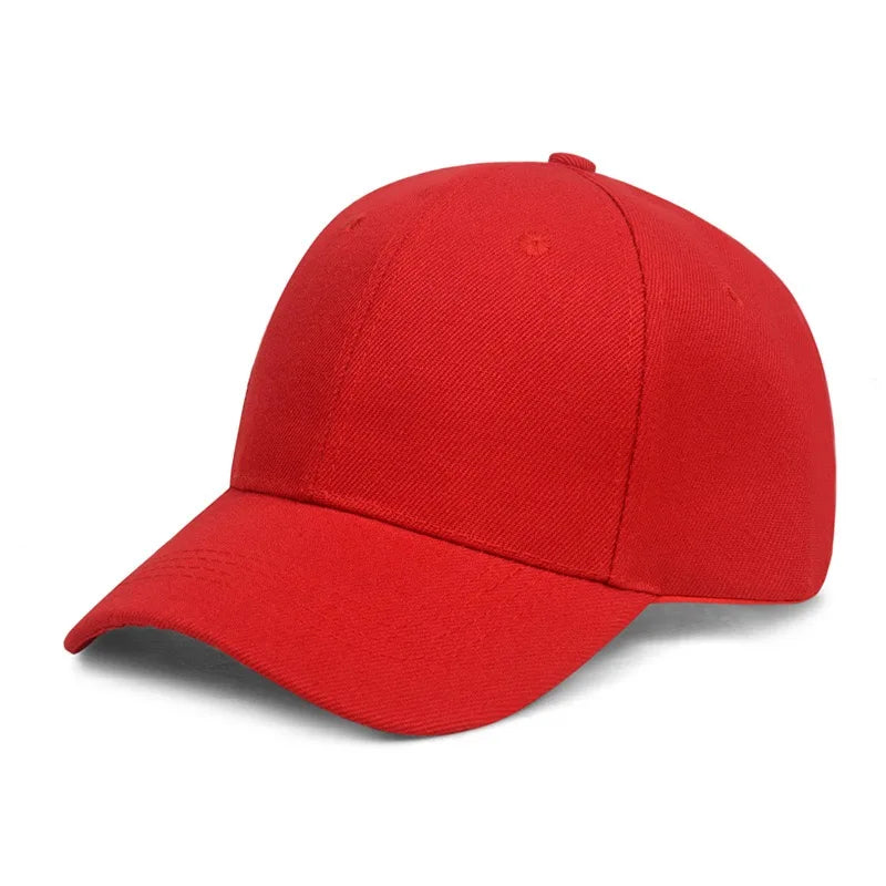 Anpassningsbar Bomullskeps Brodyr Tryck – 18 Färger 54–60cm Justerbar Unisex Hip Hop Snapback Volymrabatt Profilkläder Reklamkeps