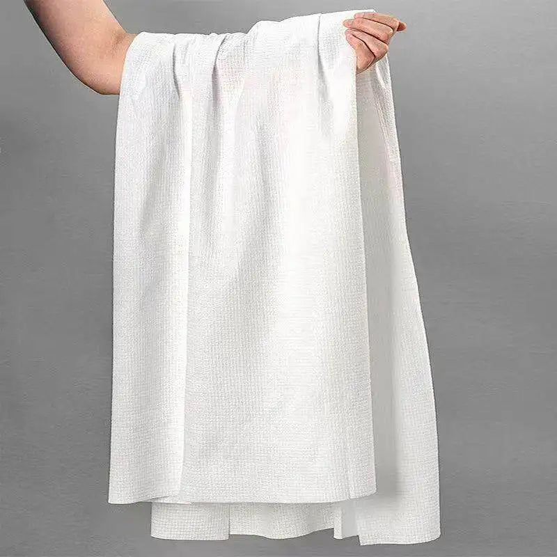 Thickened Large Size Disposable Towel for Face Washing Beauty Salon Foot Bath Towel Soft Absorbent Single Layer Plant Fiber