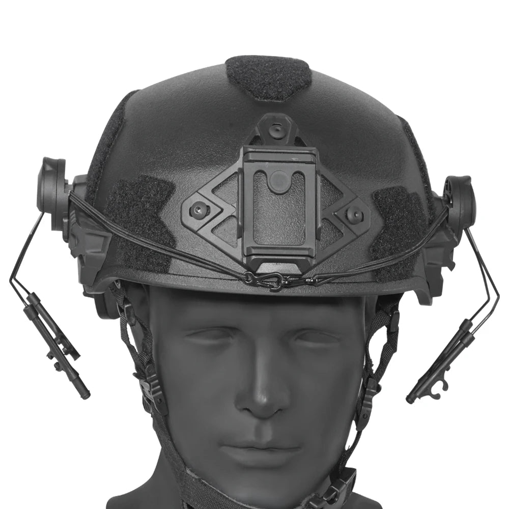 BOOIU Tactical Headset Bracket Wendy Helmet Earphone Buckle Stand ARC Rail Adapter Mount Comtac II Noise Cancelling Headset